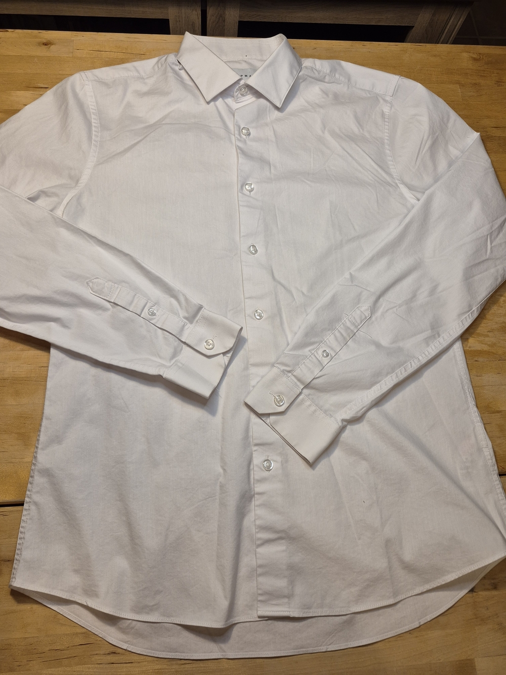 Topman White Long Sleeve Dress Shirt